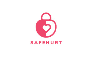 Heart Protection Lock Logo