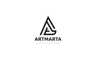 logotype Letter A logo Template