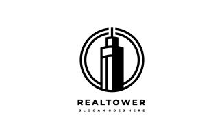 Real Estate Tower Logo Design