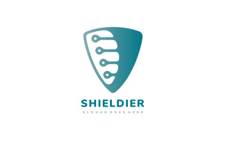 Shield Technology Logo Template
