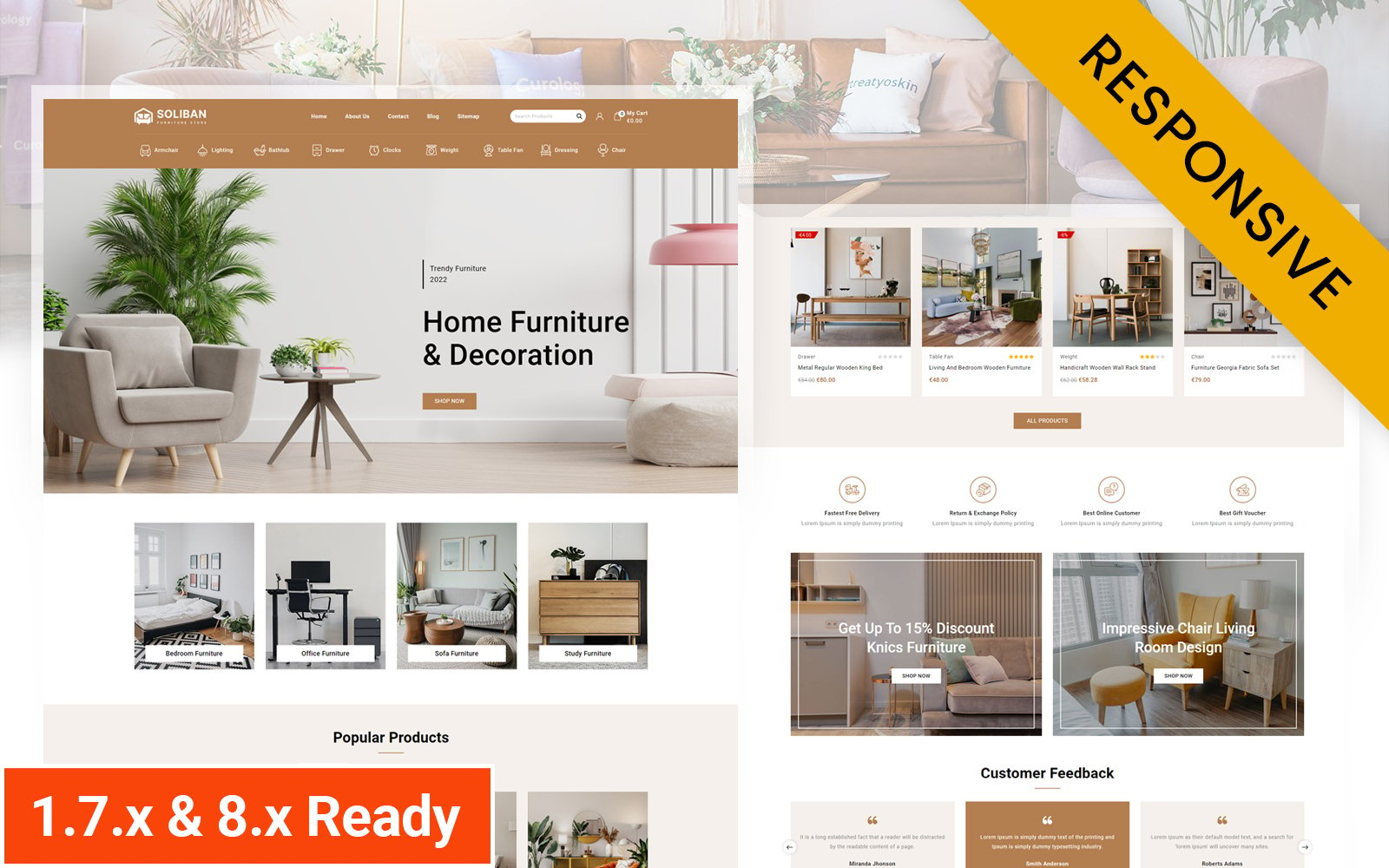 Template #270465 Decoration Furniture Webdesign Template - Logo template Preview