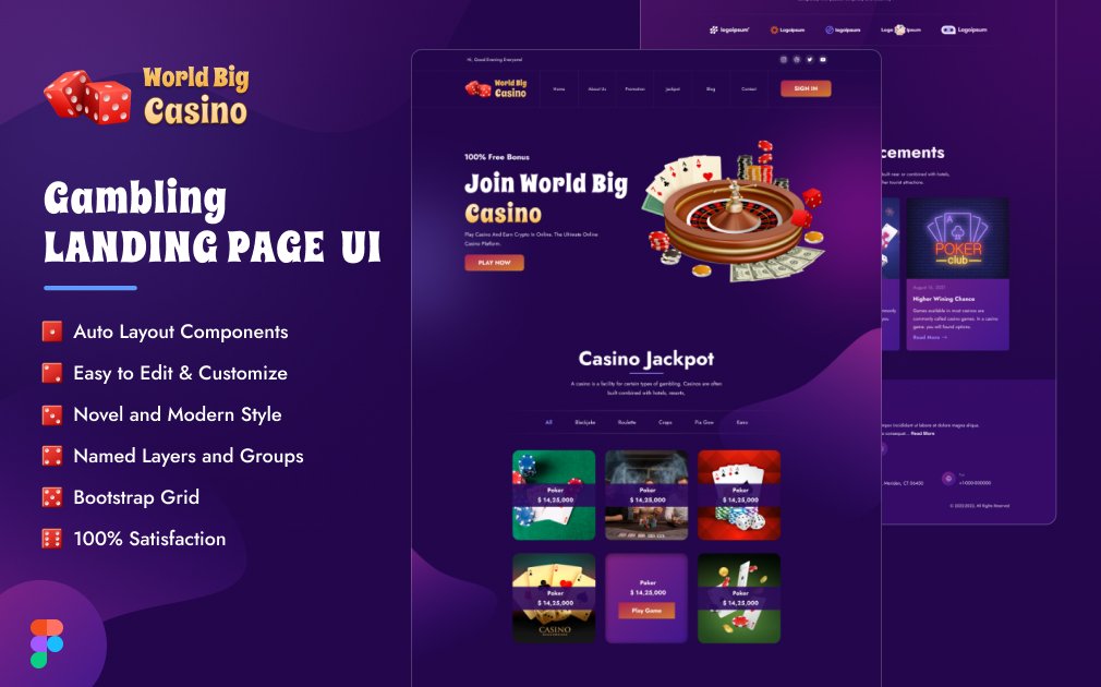 Kit Graphique #270498 Casino Gambling Divers Modles Web - Logo template Preview