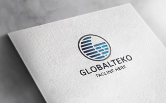 Professional Globalteko Letter G Logo