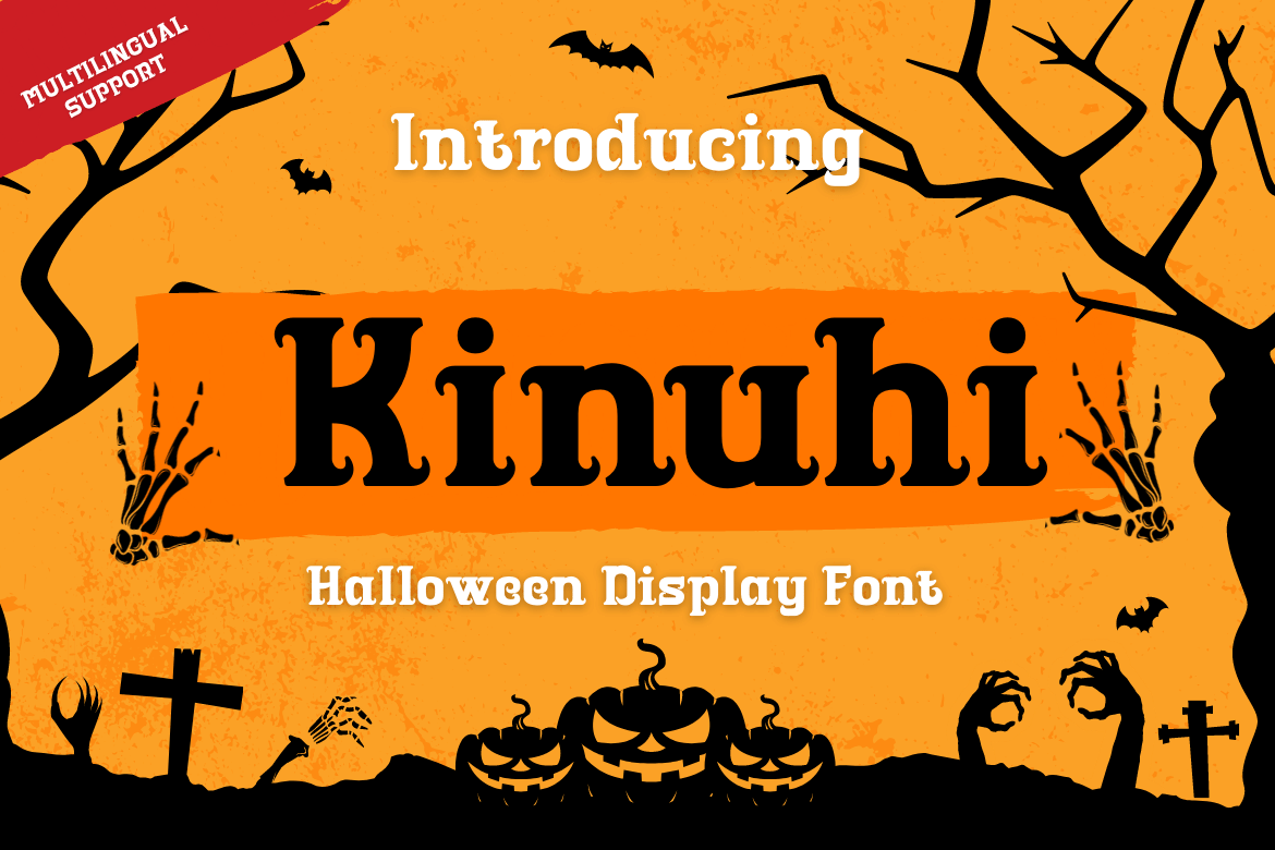 Kinuhi Display Halloween Font