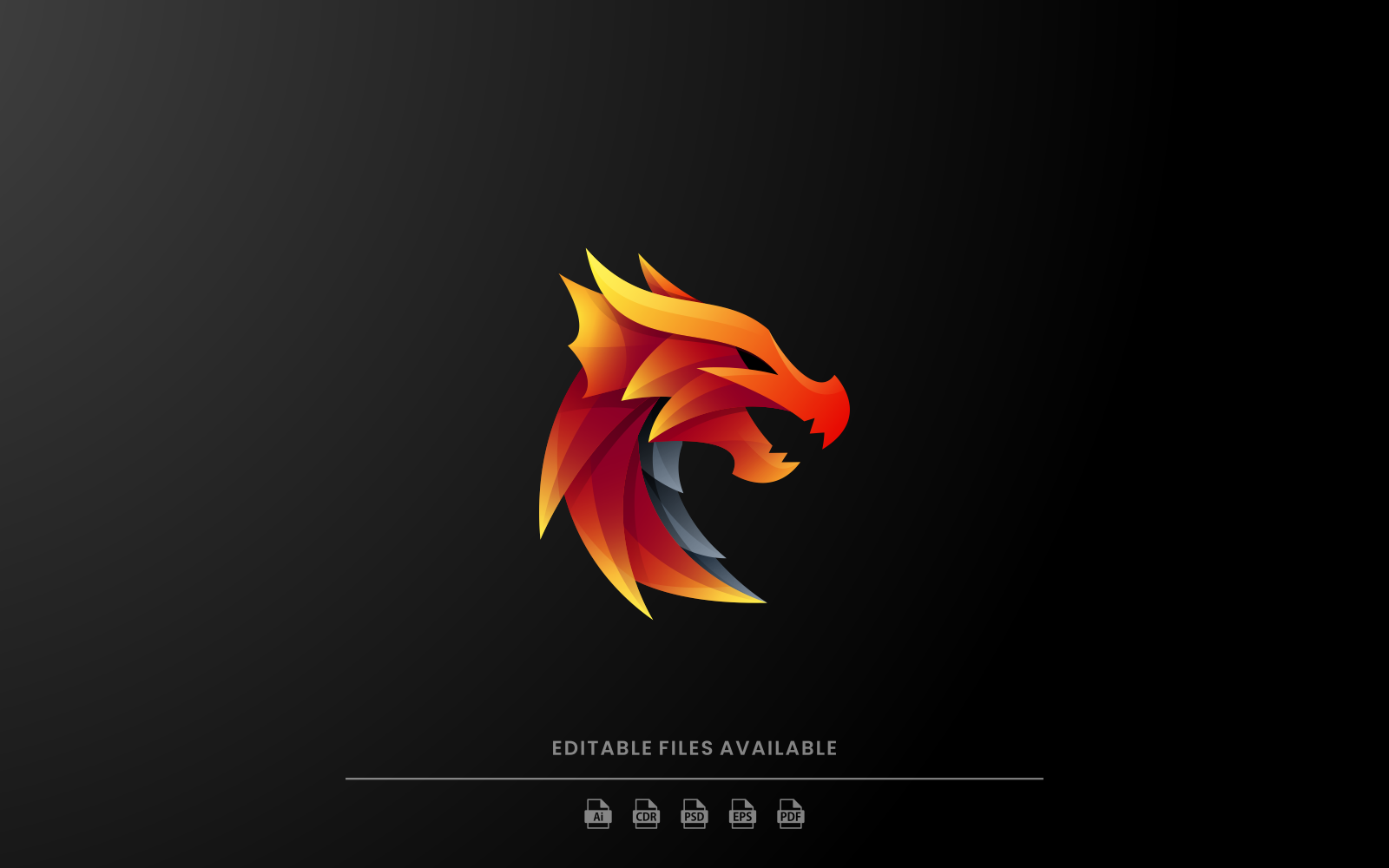 Dragon Gradient Colorful Logo Vol.1