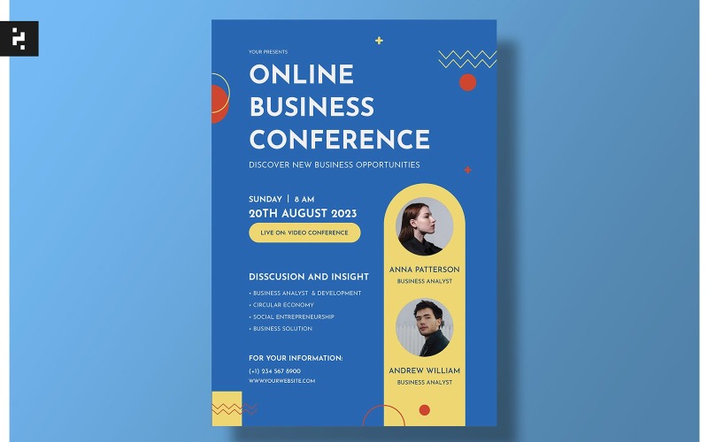 Modern Business Conference Template Corporate Identity