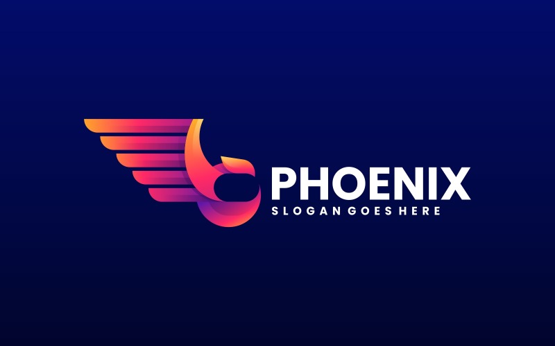 Phoenix Gradient Colorful Logo Vol.2 Logo Template