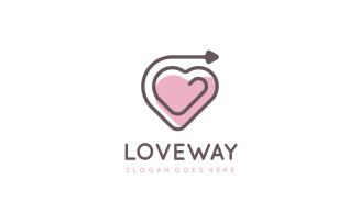 Love Direction Logo Template