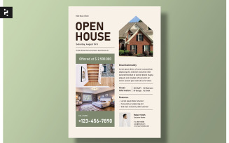 Real Estate Open House Flyer Template
