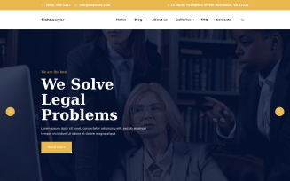 TishLawyer - Lawyer and Advocate WordPress Theme