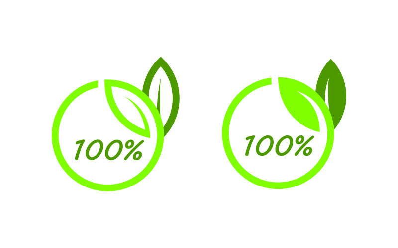 Green Leaf Vector Logo Design Template V1 Logo Template