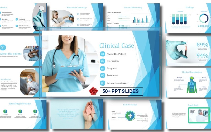 Clinical Case PowerPoint modern Template PowerPoint Template