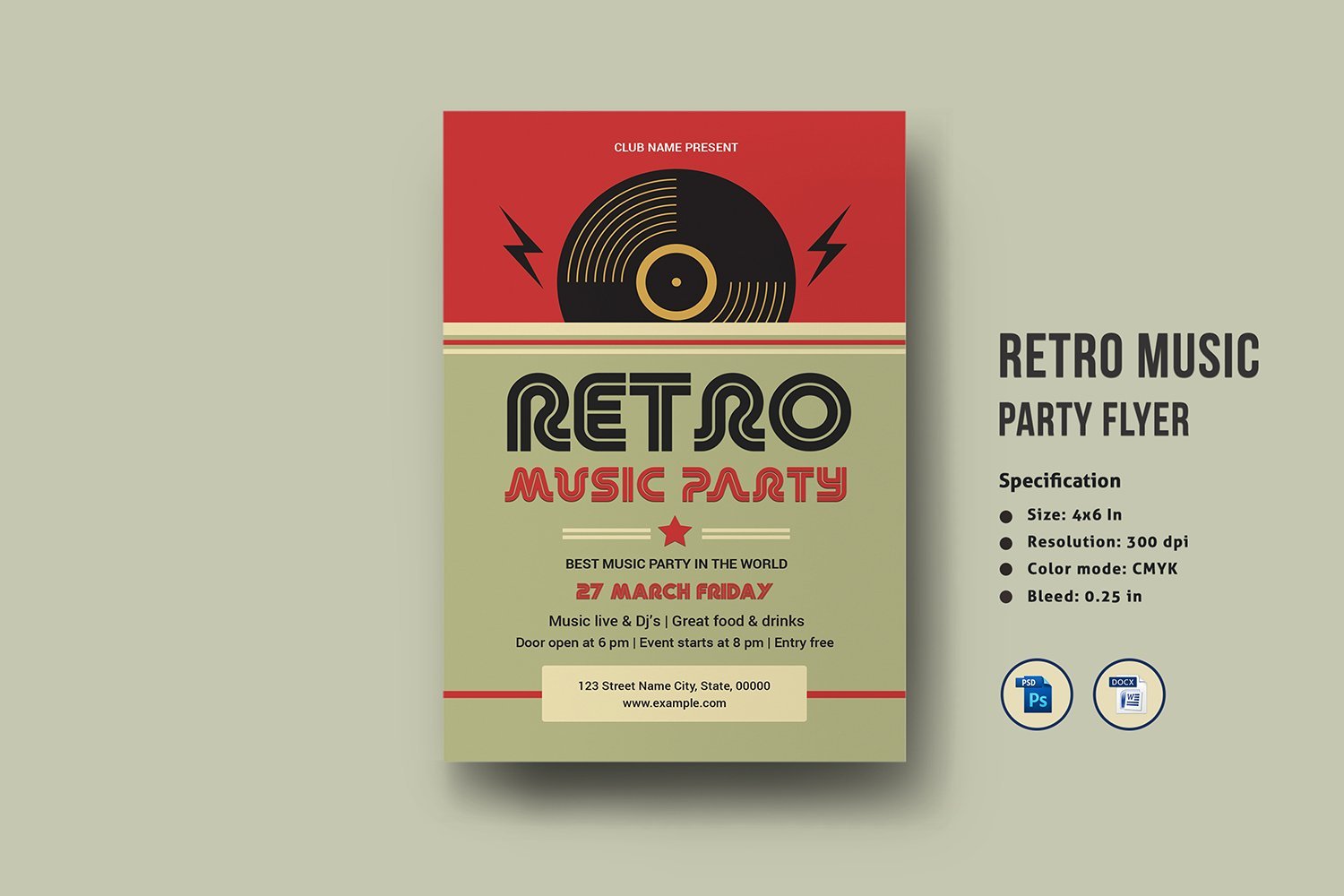 Template #270942 Party Music Webdesign Template - Logo template Preview