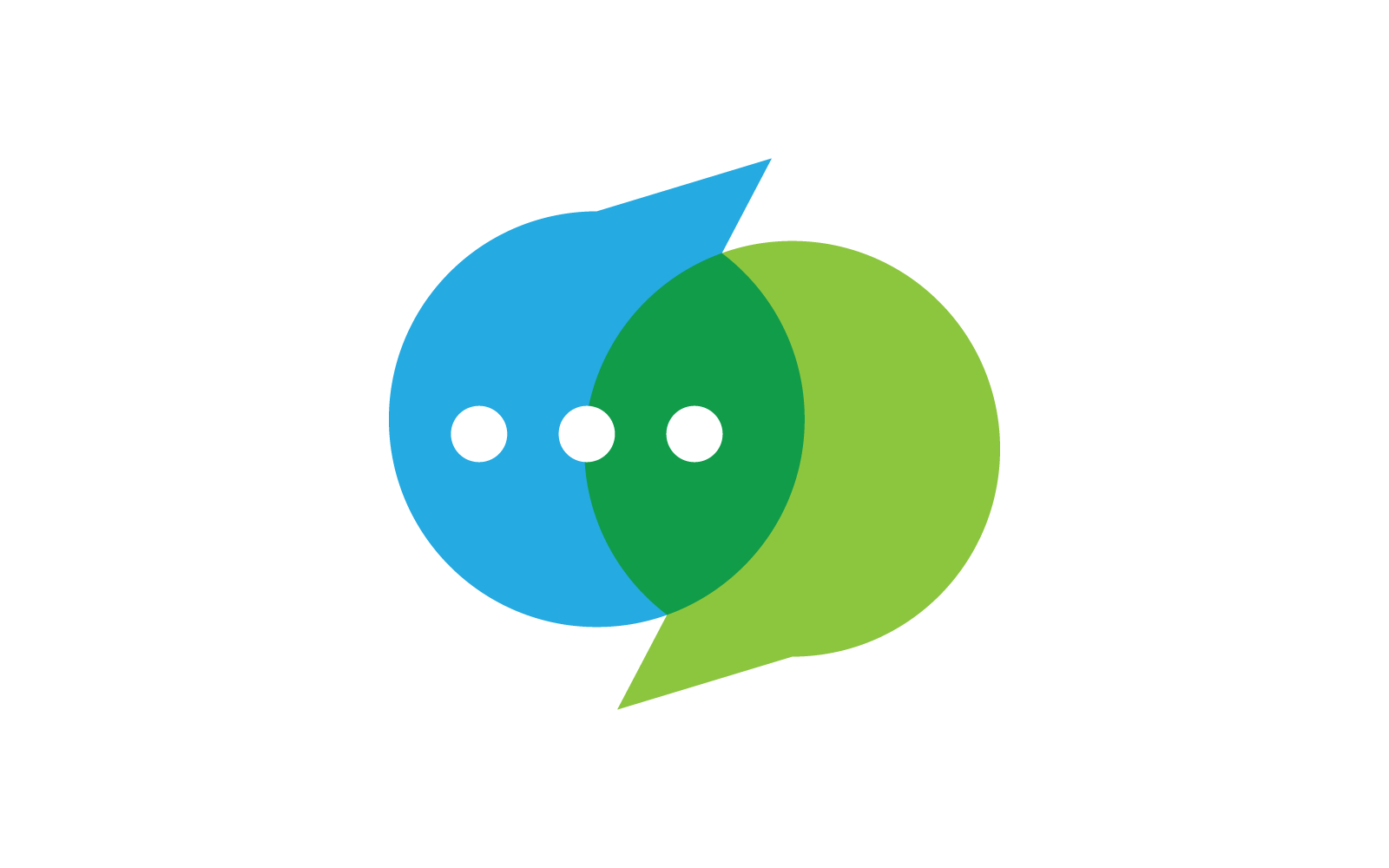 Speech Bubble Logo Vector Design plat eps 10