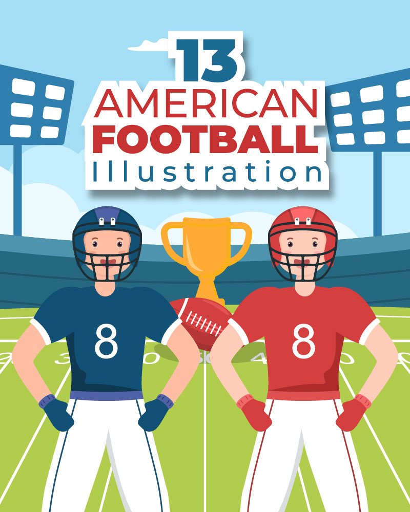 Template #271025 Football American Webdesign Template - Logo template Preview