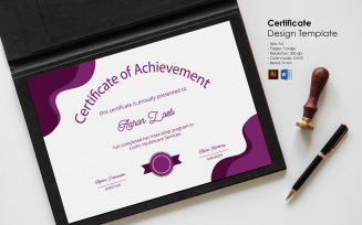 Printable Certificate of Achievement Template