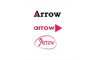 Arrow 3 Different Logo Design Bundle 3 In 1 Logo Sets