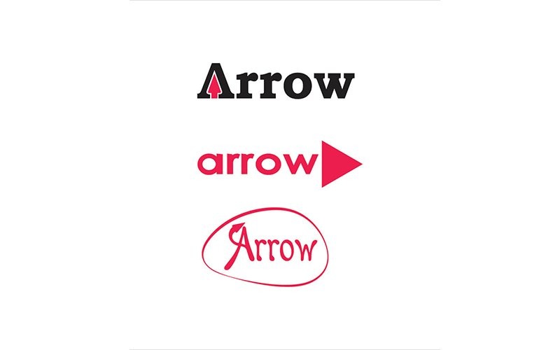 Arrow 3 Different Logo Design Bundle 3 In 1 Logo Sets Logo Template