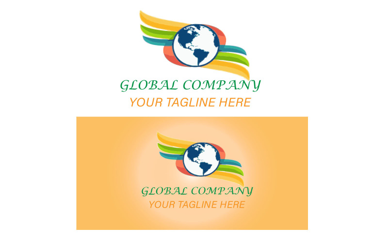 Global Company Logo International Logo Template