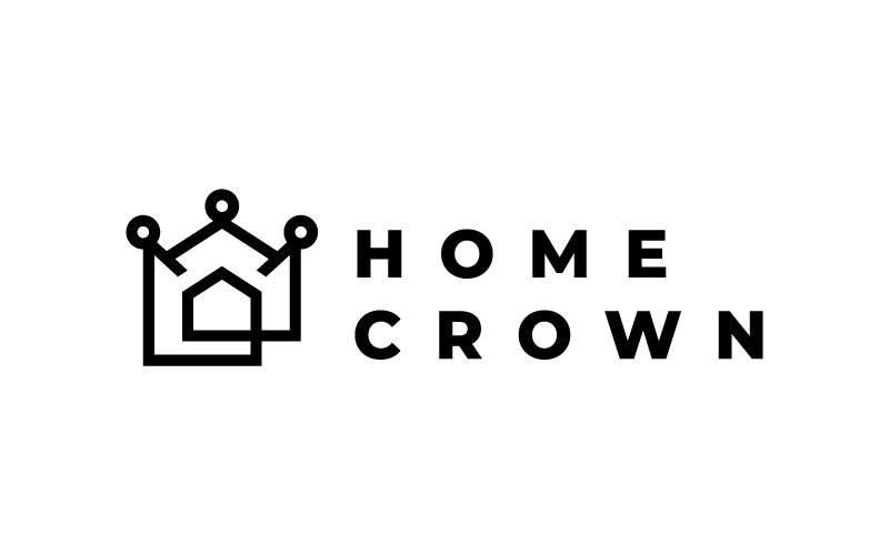 Home King Royal logo vector creative design Logo Template