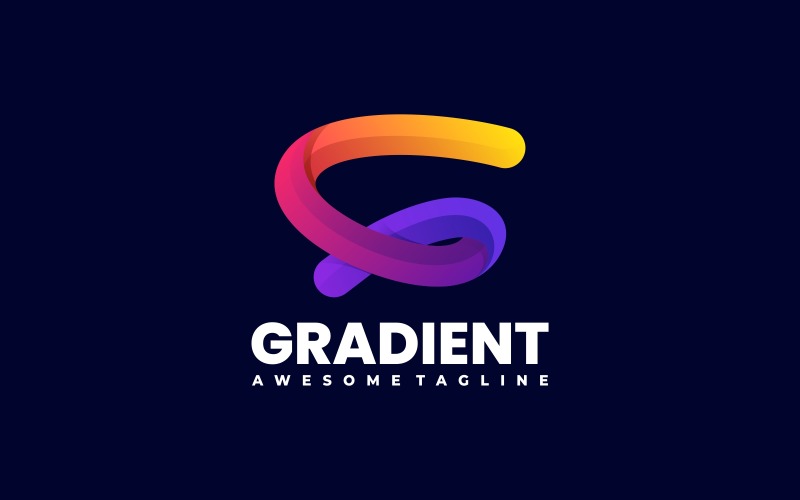 Letter G Gradient Colorful Logo Style 1 Logo Template