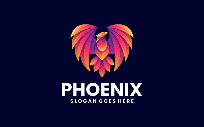 Phoenix Gradient Colorful Logo Vol.3 Logo Template