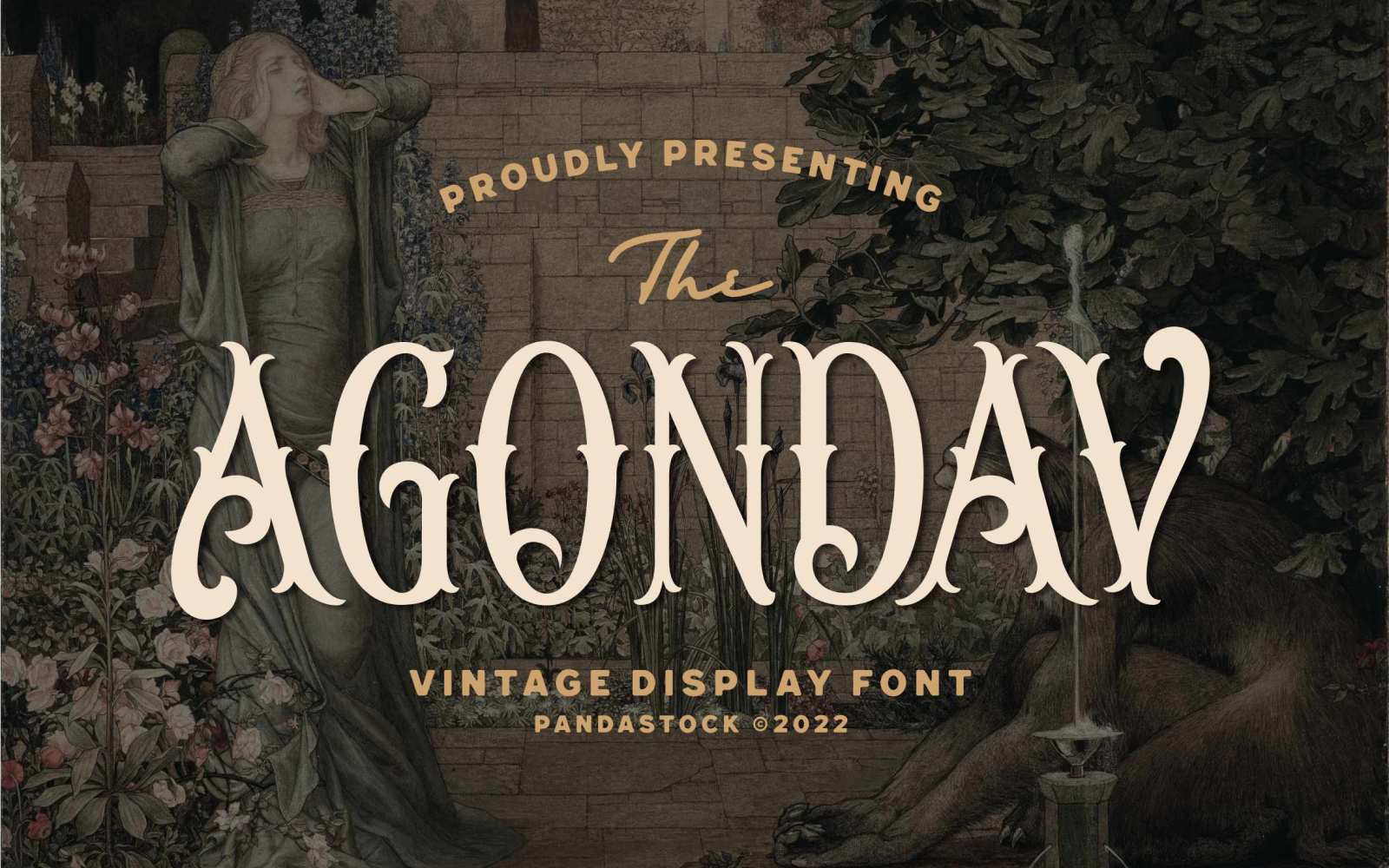 Agondav Vintage Display Font