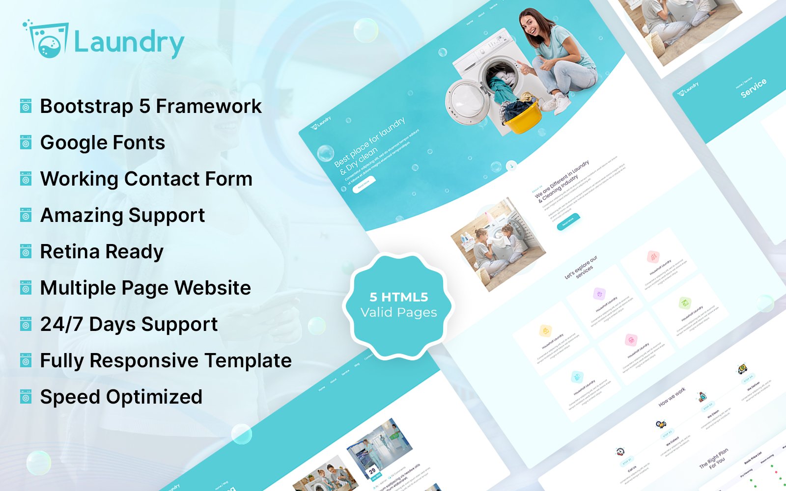 Template #271308 Cleaning Service Webdesign Template - Logo template Preview