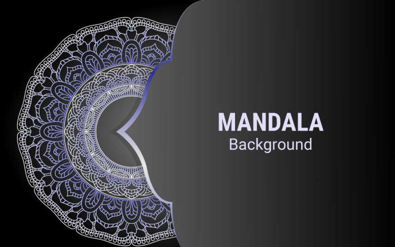 Abstract Luxury Floral and Mandala Background