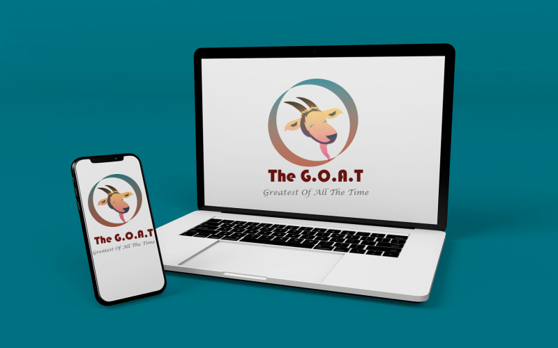 Goat Logo :The Greatest Of All Time Logo Template