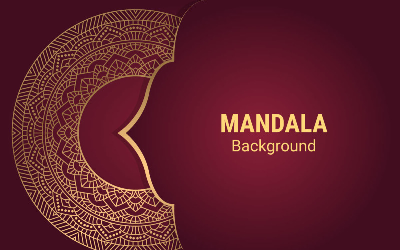 Mandala Background Ornament Decoration Vector Graphic