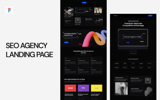 SEO Agency Landing Page Template