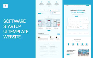 Software Startup UI Template
