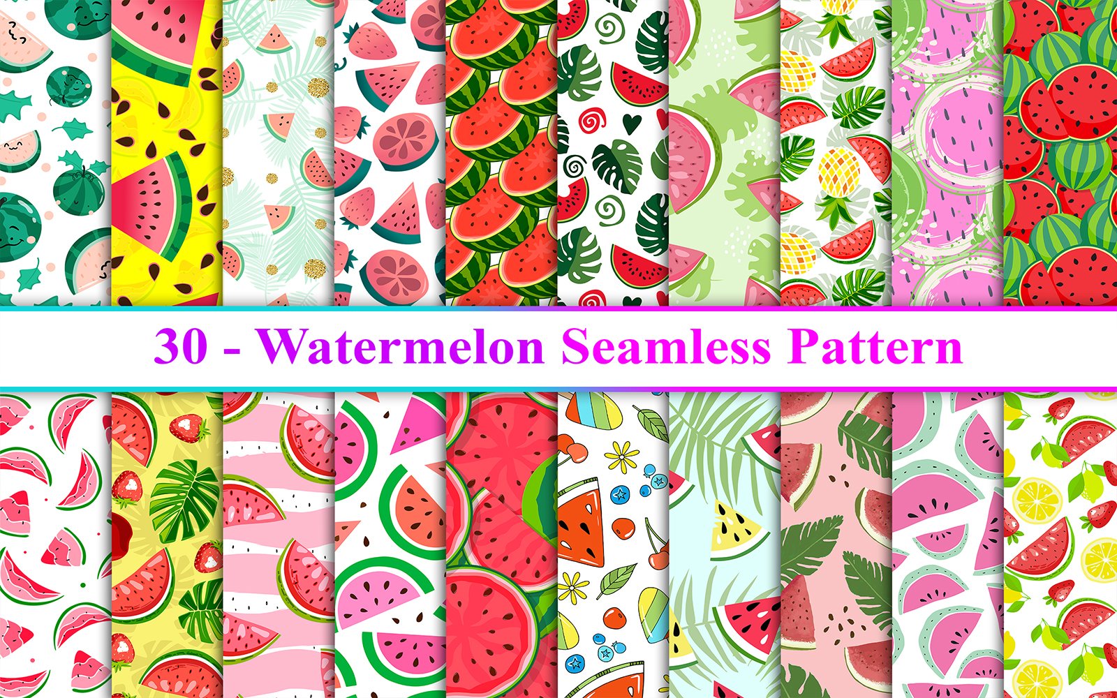Kit Graphique #271433 Watermelon Seamless Divers Modles Web - Logo template Preview