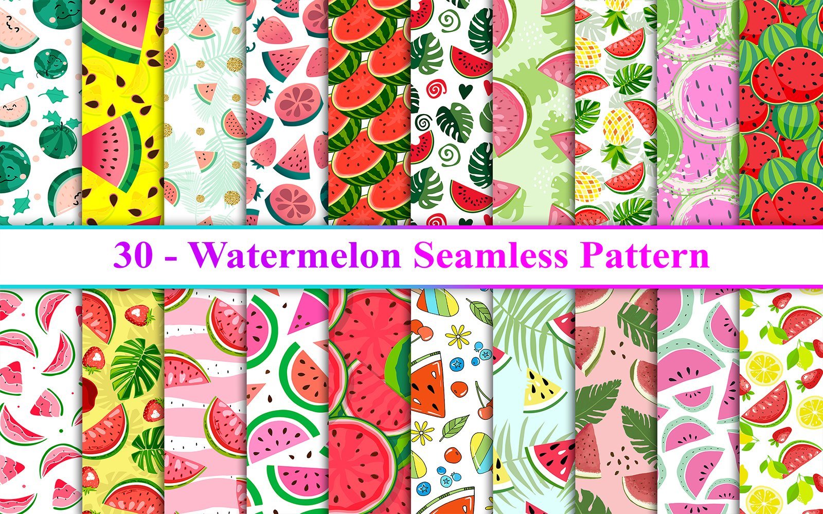 Kit Graphique #271433 Watermelon Seamless Divers Modles Web - Logo template Preview