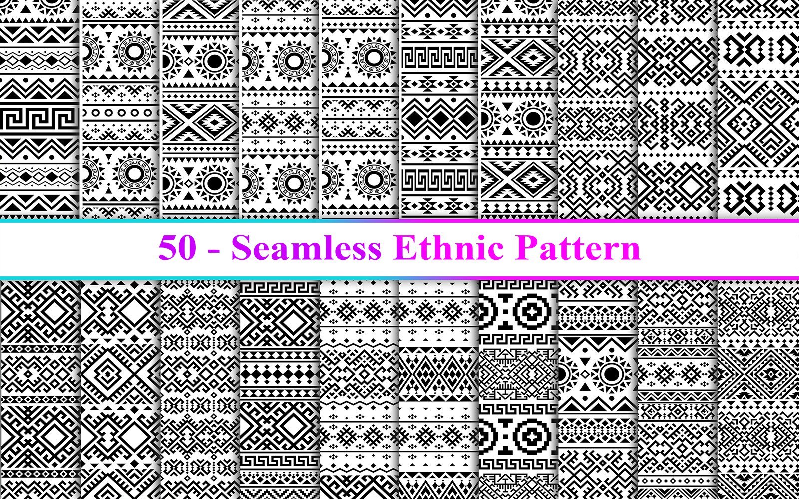 Kit Graphique #271472 Ethnic Seamless Divers Modles Web - Logo template Preview