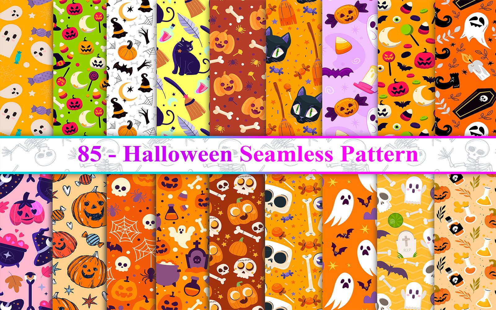 Template #271495 Seamless Pattern Webdesign Template - Logo template Preview
