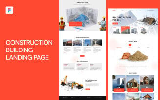 Construction Building Landing Page