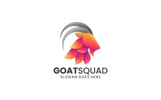 Goat Gradient Colorful Logo 2