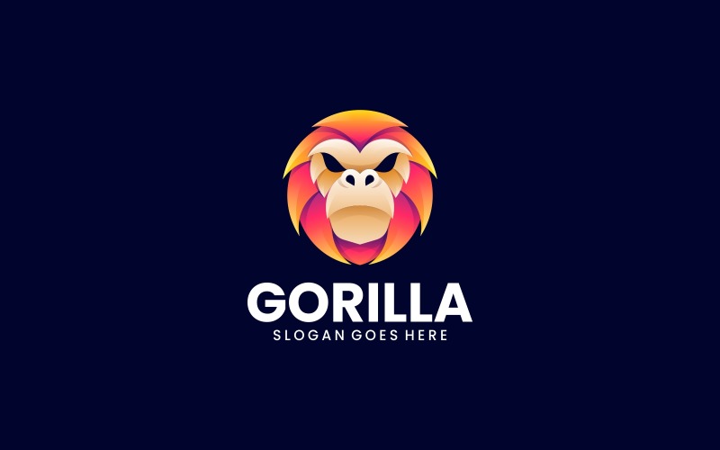 Gorilla Gradient Logo Style Vol.2 Logo Template
