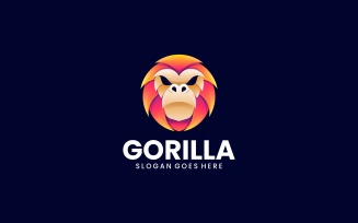Gorilla Gradient Logo Style Vol.2