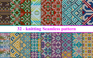knitting Seamless Pattern, knitting Background