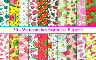 Watermelon seamless pattern, Watermelon Background