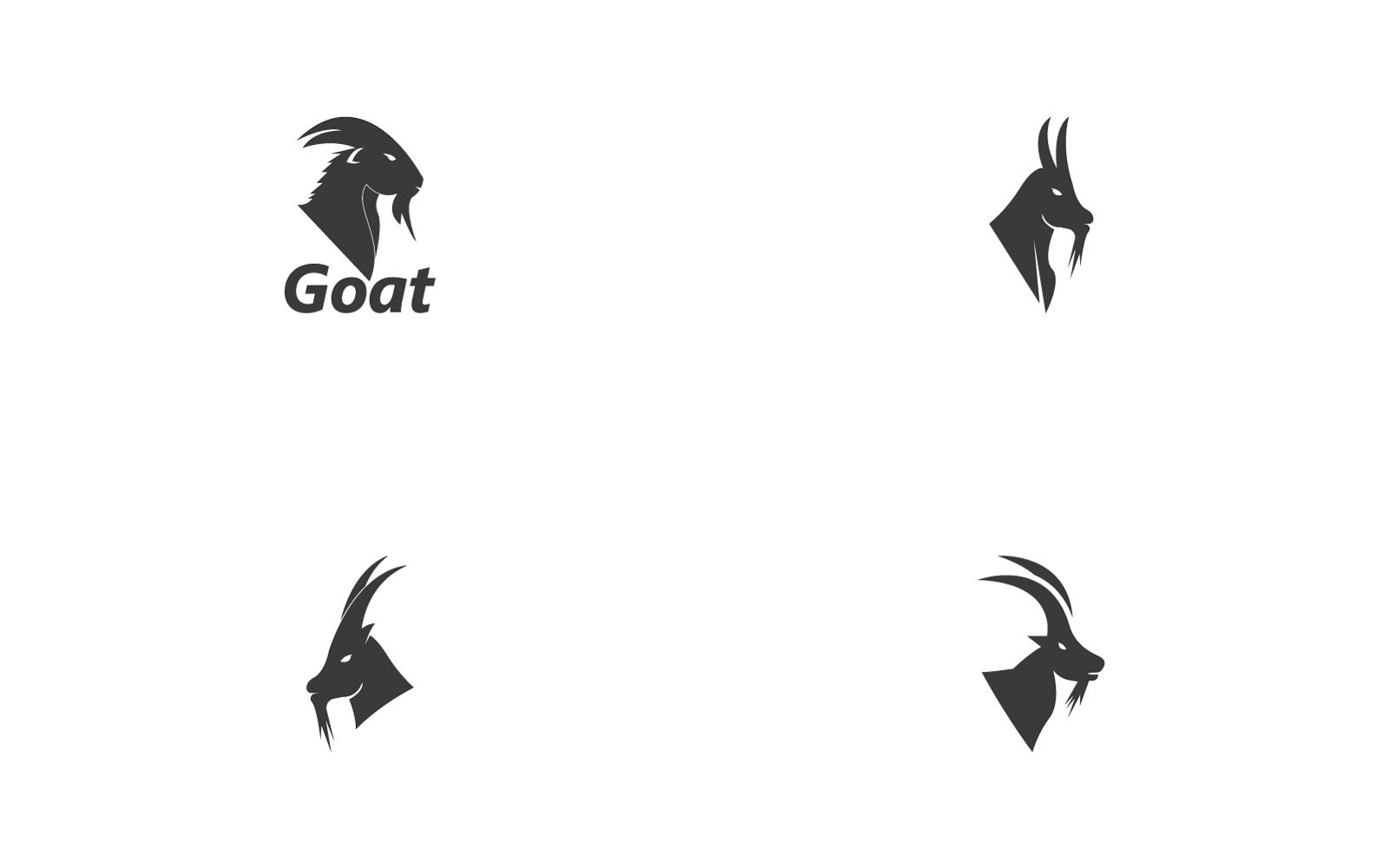 Kit Graphique #271530 Symbol Goat Divers Modles Web - Logo template Preview