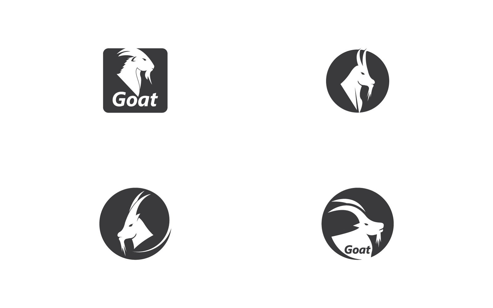 Kit Graphique #271532 Symbol Goat Divers Modles Web - Logo template Preview