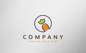 Carrot Logo Template Design