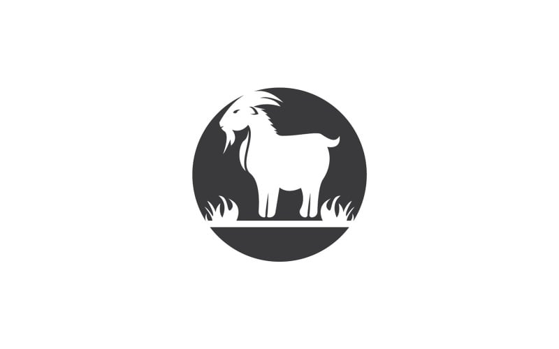 Goat Head Logo Vector Template 13 Logo Template