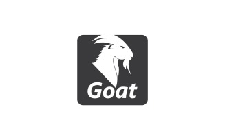 Goat Head Logo Vector Template 14