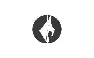 Goat Head Logo Vector Template 15