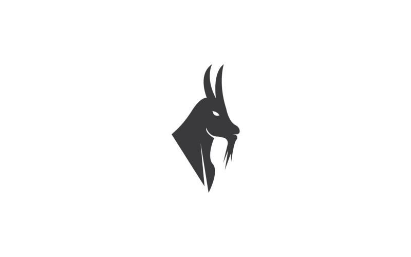 Goat Head Logo Vector Template 6 Logo Template